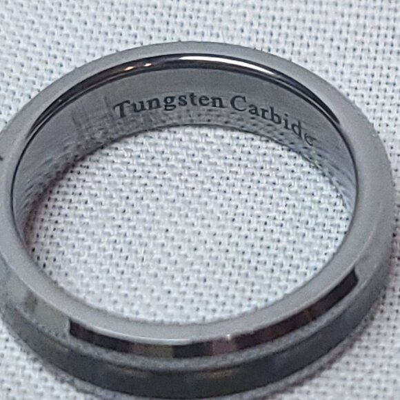Tungsten Carbide Inlay Ring - Picture 4 of 5